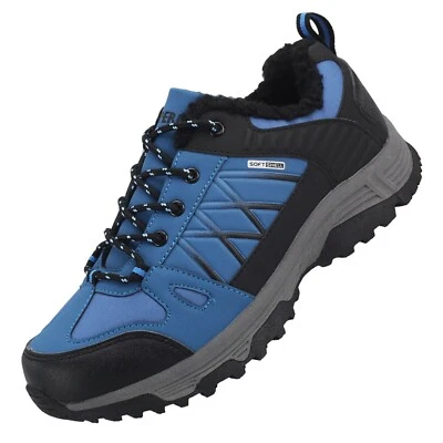 MARKENLOS Trekkingschuhe Winterschuhe Sneaker Gefütterte Freizeitschuhe Schnürer 71302