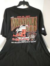 Vintage Logo Athletic Indianapolis 500 Black XL T-Shirt (1997)