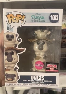 Funko POP! Disney Raya & The Last Dragon Ongis #1003 Flocked Target Con 2021 - Picture 1 of 6