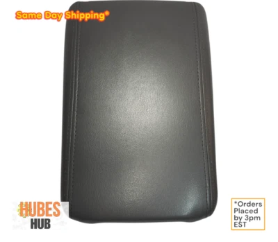 07-17 Acadia Traverse Enclave Consola Tapa Apoyabrazos Cuero Gris OEM Bisagra Pestillo Foto 1 de 4