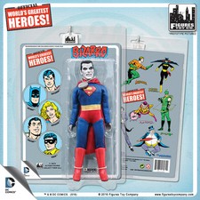 Official DC Comics Superman Bizarro 8 inch Action Figure with Retro Card