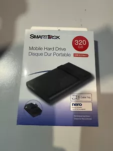 Smartdisk 320GB 2.5 inch USB 3.0 FAT32 Portable Slim External Hard Drive - Black - Picture 1 of 3