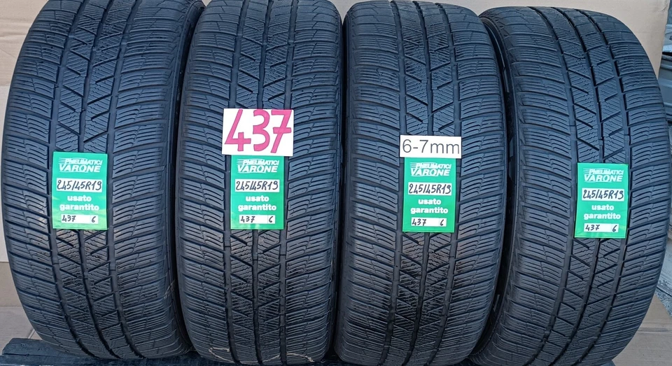 4-pneumatici USATI 245 45 19 102V barum M+S TERMICHE DOT3518  [cod.437] - Immagine 1 di 1