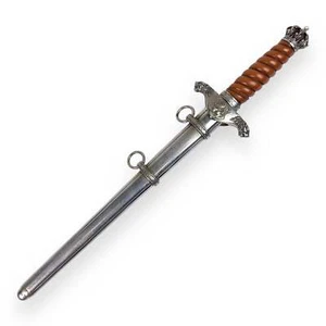 WWII Bulgarian Royal Infantry Officer Dagger with Sheath – Rare Engraved Blade - Picture 1 of 11