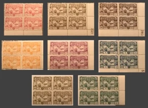 Portugal - Set of 8 blocks of 4 MNH stamps - Travessia aérea Atlântico Sul -1923 - Picture 1 of 1