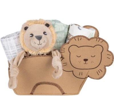 My Tiny Moments Welcome Little One Baby Lion 5 Piece Gift Set - Image 1 of 4