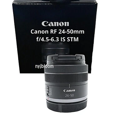 New CANON RF 24-50mm F4.5-6.3 IS STM Lens for Mirrorless RF Mount  - Image 1 of 4