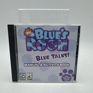 Nick Jr. Blue's Clues Room Blue Talks! Manual & Activity 2004 PC WIN CD-ROM Game - Picture 1 of 5