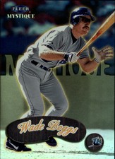 1999 Fleer Mystique Tampa Bay Devil Rays Baseball Card #51 Wade Boggs