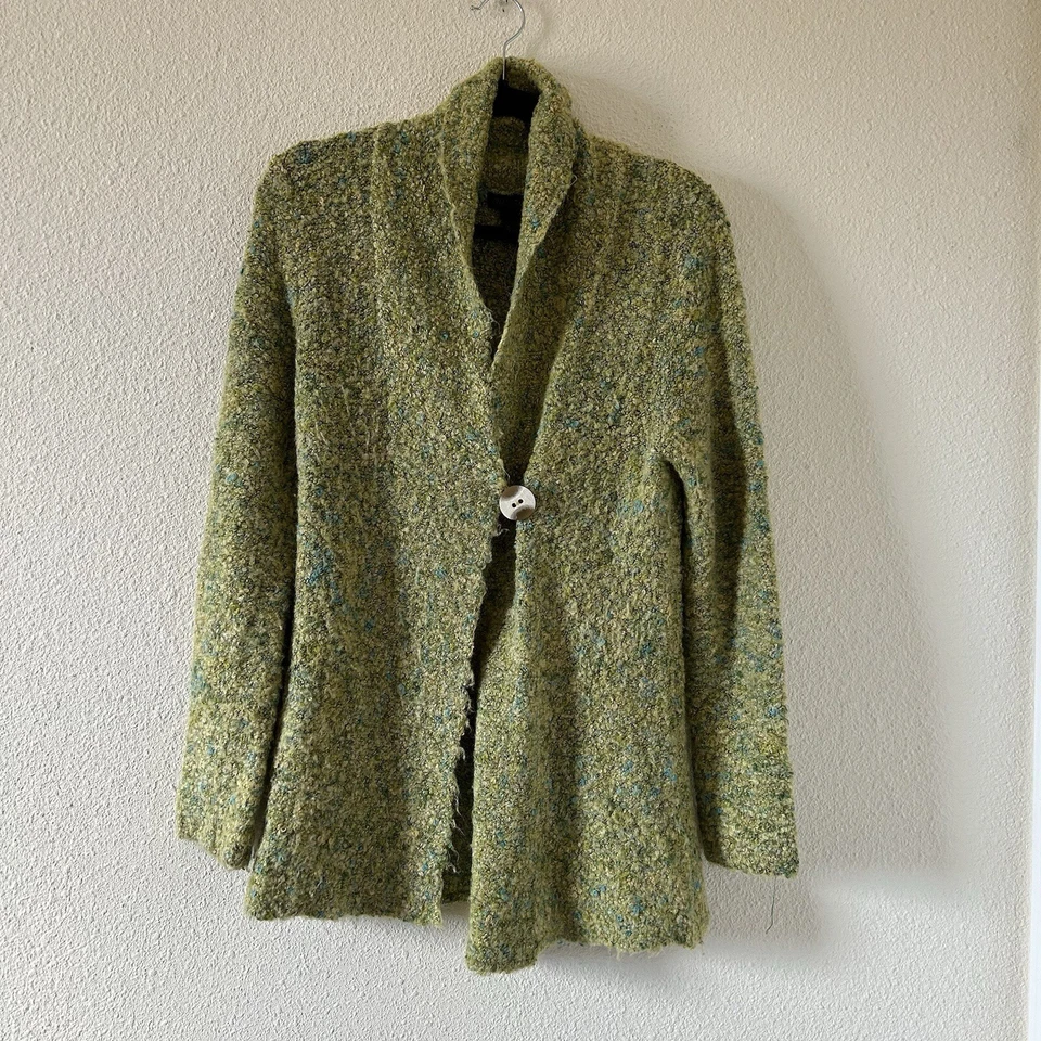 Nomadic Traders Women Popcorn Knit Cadigan Medium Boho Teacher Granny Modest - Image 1 of 4