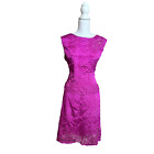 Vera Cristina fuscia pink 2 peice women's dress suit size 16 XL Top