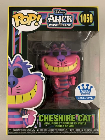 Cheshire Cat (Blacklight) 1059 ~ Disney: Alice In Wonderland ~ Funko Pop Vinyl Cover