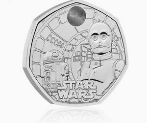 Disney’s R2-D2 & C-3PO 50p BU Star Wars Coin - New Official Release 2023