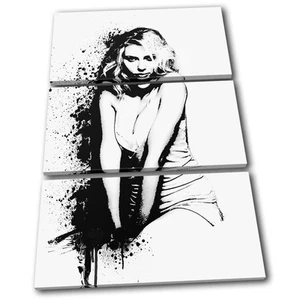 Scarlett Johannsen Movie Greats TREBLE CANVAS WALL ART Picture Print VA - Picture 1 of 1