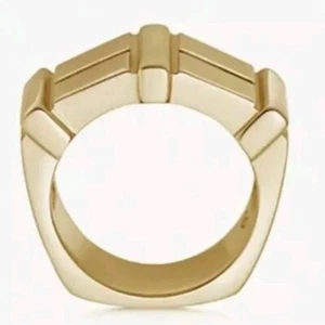 Anillo Links Of London Brutbar Oro Amarillo Vermeil Talla N Nuevo en Caja Brut Brutalist - Imagen 1 de 5