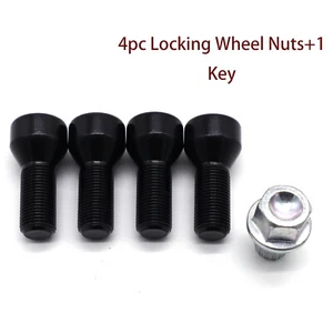 Wheel Lock Anti Theft Bolt Lug Set (4 Bolts +1 Key) for select BMW 36136786419 - Picture 1 of 12