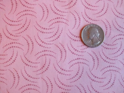 2.75 yard PINK eyelash print Jinny Beyer RJR cotton quilt fabric vintage OOP - Image 1 of 2