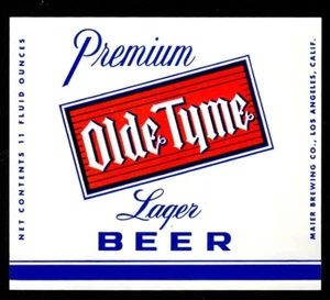 Olde Tyme Lager Beer Bottle Label Lot of 4 - Picture 1 of 1