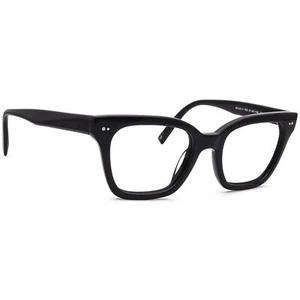 Warby Parker Eyeglasses Beale W 100 Jet Black Square Frame 51[]20 145 - Picture 1 of 6