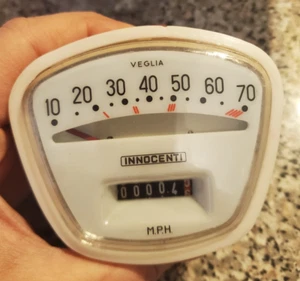 Lambretta Speedometer Speedo STICKER for Restoration S3 70 MPH - Picture 1 of 6