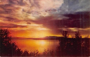 Postal Postal AK: Puesta de sol en Alaska, cromo, sin publicar - Imagen 1 de 2