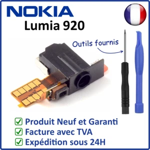 TISCHDECKE STECKER BUCHSE AUDIO KOPFHÖRER UND MIKROFON VON NOKIA LUMIA 920 + WERKZEUGE - Bild 1 von 3