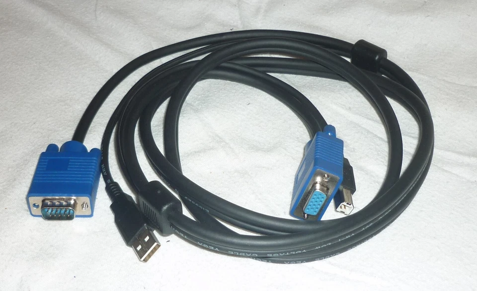 Digitus USB VGA KVM Kabel 1,8 m - Bild 1 von 1