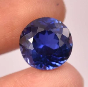 Impresionante piedra preciosa suelta de zafiro azul natural con certificación de 8,85 quilates - Imagen 1 de 9