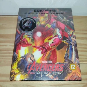 Avengers: Age of Ultron Full Briefs Steelbook B1 - Weet Collection [4k + - Picture 1 of 5
