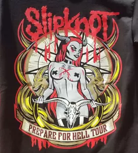 Slipknot Prepare For Hell Tour T-shirt Black Unisex Tee S to 5XL FR262 - Picture 1 of 3