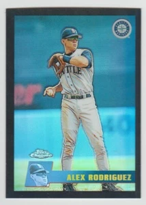 ALEX RODRIGUEZ 2005 Topps Chrome A-Rod Throwbacks BLACK REFRACTOR #AR13 SP /225 - Picture 1 of 2