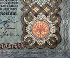 1920 $100 Mark "LARGE SIZE" Germany Paper Money Currency! Rough!