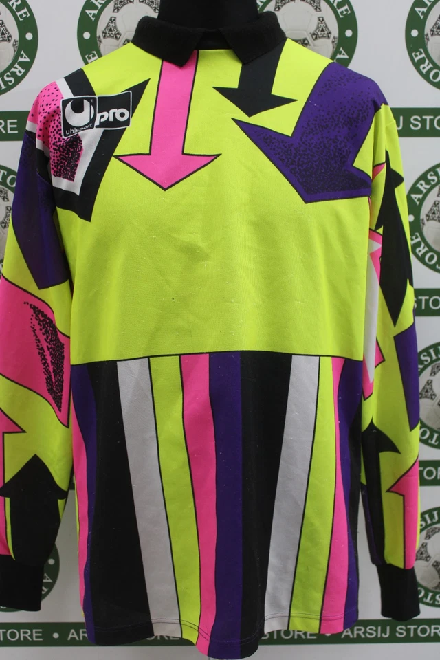 Maglia Calcio Portiere UHLSPORT PRO TG L P203 shirt maillot trikot GOALKEEPER - Immagine 1 di 3