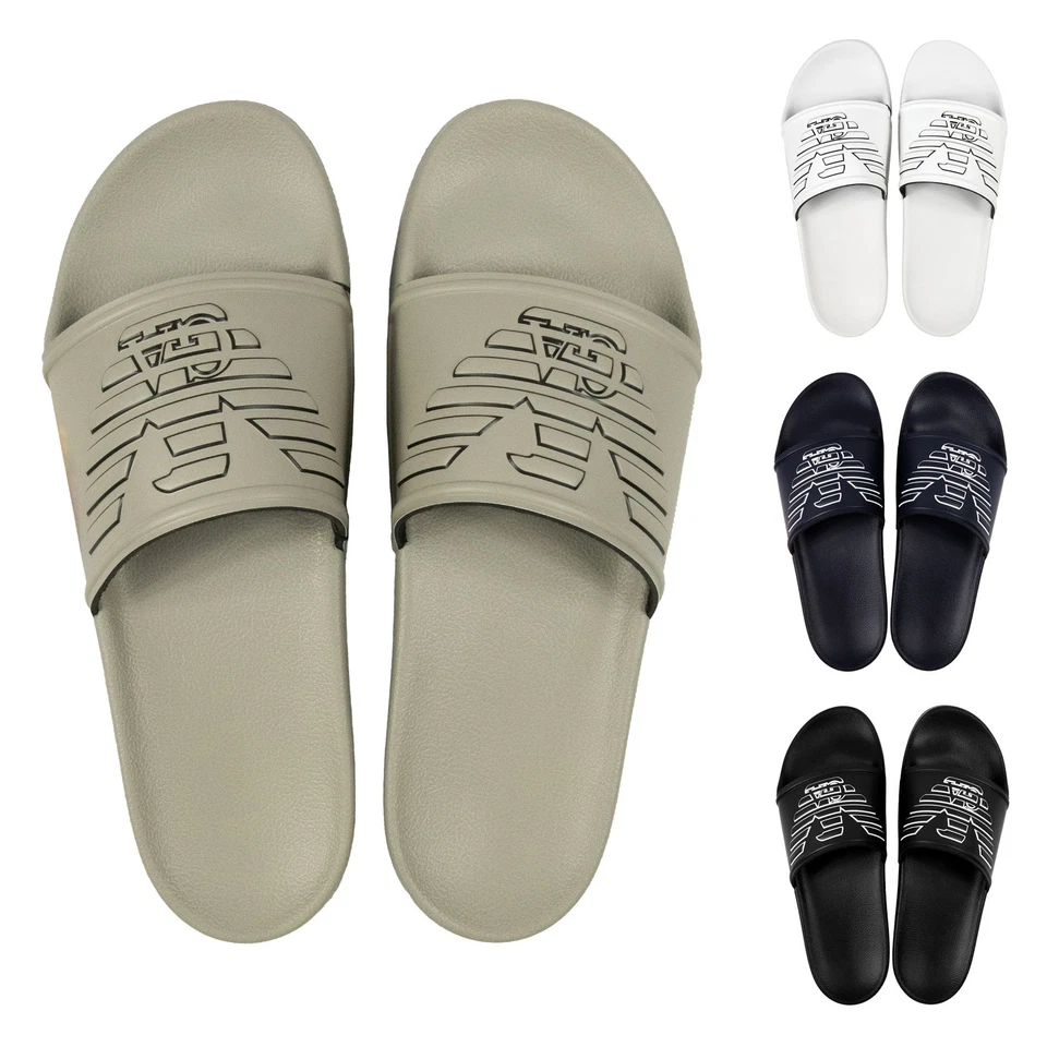 Emporio Armani Herren Badeschuhe Badelatschen Badepantoletten