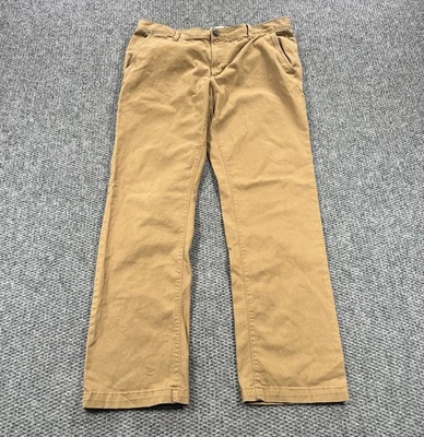 Pantalones de mezclilla Urban Pipeline para hombre 36x32 beige tostado ajustados rectos Max Flex Foto 1 de 4
