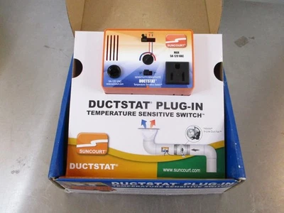 Suncourt Original Ductstat Temperature Sensitive Plug-In Duct Fan Switch NEW - Image 1 of 4