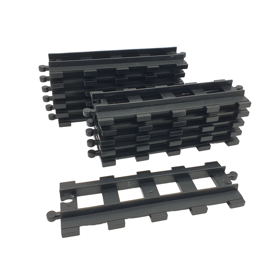 12 Lego Duplo TRAIN BLACK Track Straight (long) - Image 1 of 1