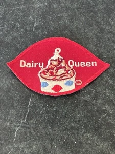 Cappello camionista vintage Dairy Queen Sundae PATCH UNIFORME 4” anni 50 60 RARO logo rosso - Foto 1 di 3