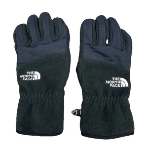 North Face Oso Fleece Gloves Men’s Medium Finger Grip Black Winter Snow Ski - Picture 1 of 4