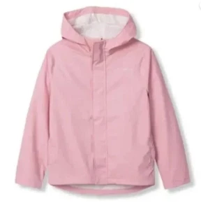 Eddie Bauer Kids' Rock Skipper Rain Slicker Jacket Size XXS 4 in Blossom - Picture 1 of 9