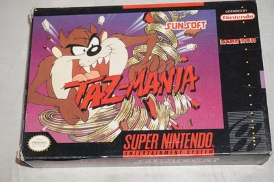 Taz Mania (Super Nintendo SNES) Completo en Caja CIB Foto 1 de 4