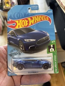 Hot Wheels 2019 Super Treasure Hunt Tesla Model S US Card STH Factory Sealed Set - Picture 1 of 7