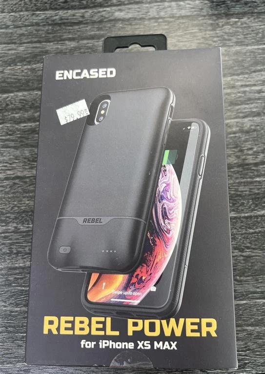 Чехол-аккумулятор для iPhone XS Max (Rebel Power) тонкий защитный чехол для зарядки - Изображение 1 из 1