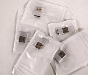 5x Portentum Compact USB-A Male to USB-C Female Useful Adapters New - Picture 1 of 7