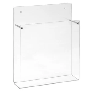 DIN A5 Wandprospekthalter im Hochformat aus Acrylglas - Bild 1 von 4