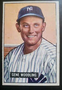 1951 Bowman Gene Woodling #219 EX-NM No Creases!