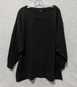 Torrid Relaxed Fit Sweatshirt Gr. 3 3X Kuschel Fleece Schwarz Freizeit 3XL - Bild 1 von 9