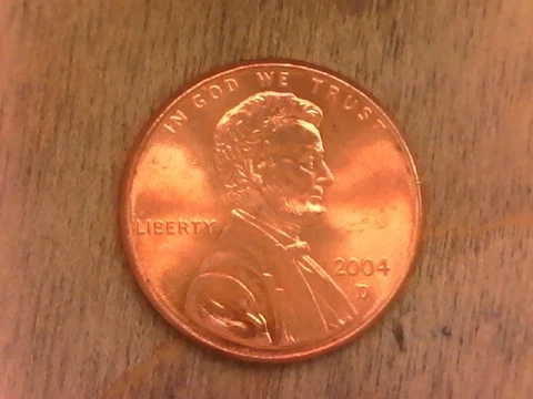 2004 D Lincoln Memorial Cent (Red)  # 2 Cover