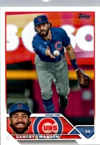 2023 Topps #379 Dansby Swanson 265/300 - Picture 1 of 2
