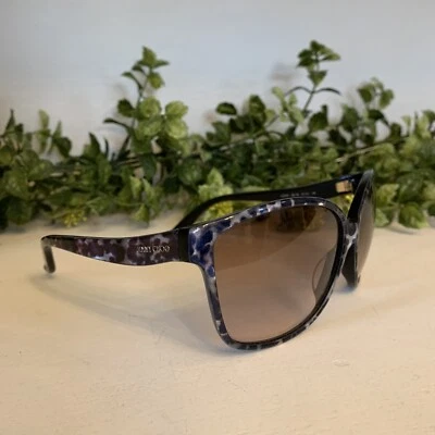 二手状况完好 | Jimmy Choo 太阳镜 CASS/S ZS7 BI 61-13 130 | 海军蓝/紫色龟 — 第 1/4 张图片